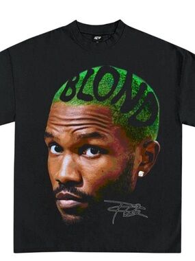 Frank Ocean Blonde Black Graphic Tee. Size L